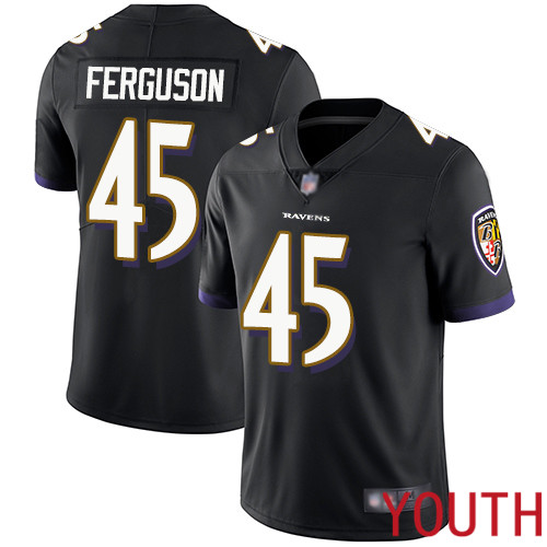 Baltimore Ravens Limited Black Youth Jaylon Ferguson Alternate Jersey NFL Football 45 Vapor Untouchable